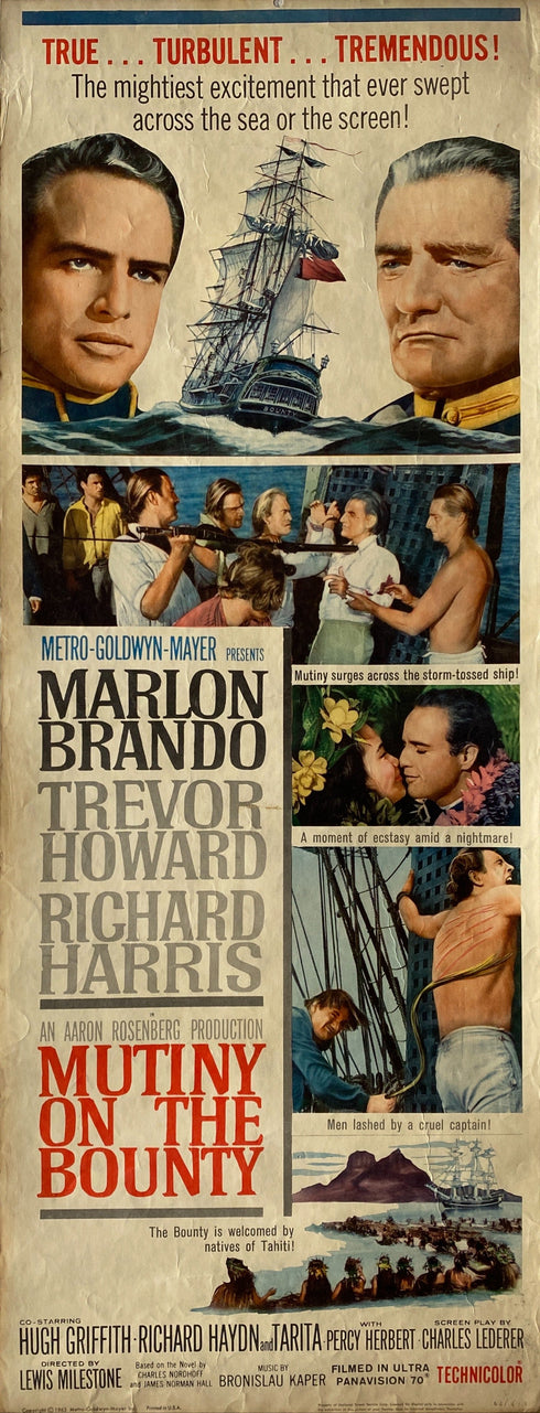 mutiny on the bounty 1957R insert card
